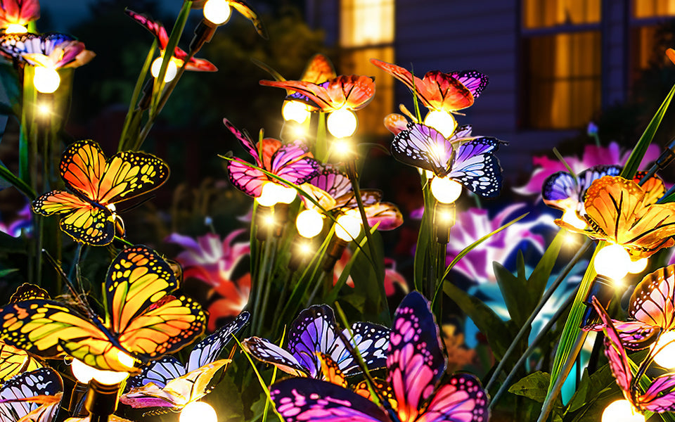 How to Decorate with Solar Butterfly Lights?