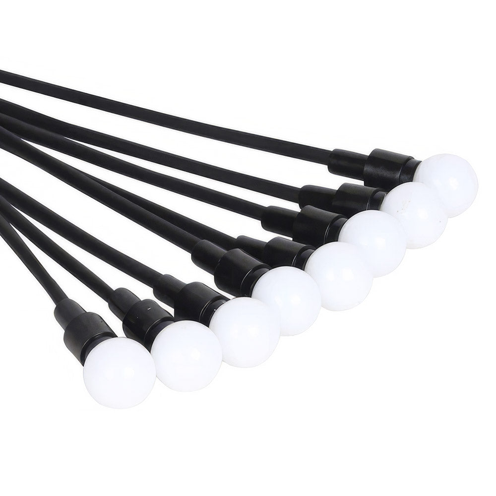 Solar Lights Outdoor, Outdoor Decorations Lights, Firefly Lights for Patio Decor, Big Bulb Swaying Lights