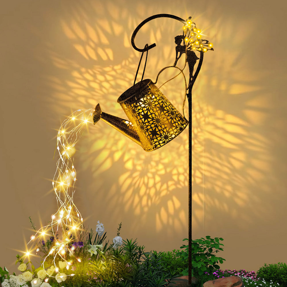 Solar Watering Can Light - Solar Yard Decorations Outdoor,Garden Decor Lights for Yard,IP65 Waterproof Hanging Lantern Lights,Outside Garden Flower