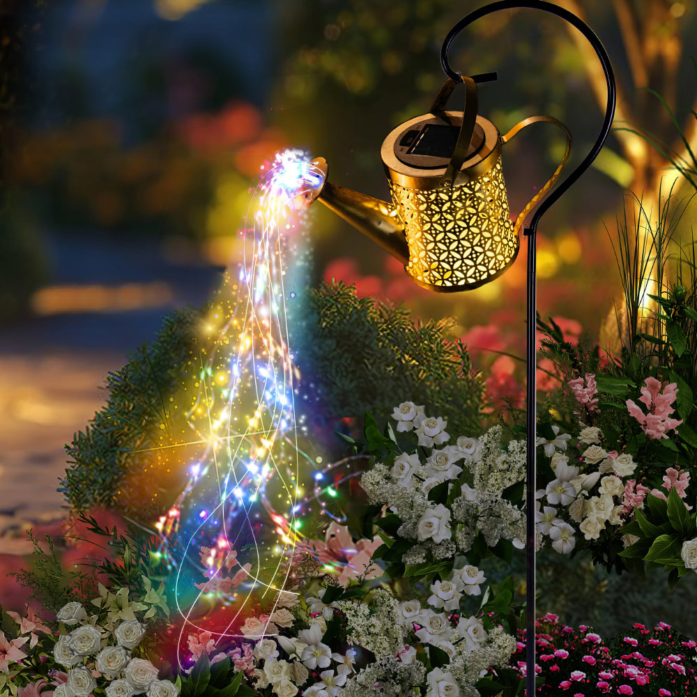 Solar Watering Can Light - Solar Yard Decorations Outdoor,Garden Decor Lights for Yard,IP65 Waterproof Hanging Lantern Lights,Outside Garden Flower