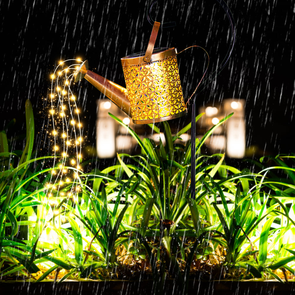 Solar Watering Can Light - Solar Yard Decorations Outdoor,Garden Decor Lights for Yard,IP65 Waterproof Hanging Lantern Lights,Outside Garden Flower